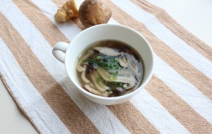 ごぼうときのこの生姜スープ②